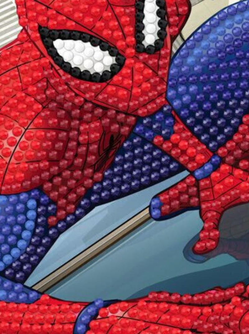 Carte à diamanter - Spider-Man de Marvel 18x18cm - Crystal Art N/A - Kiabi