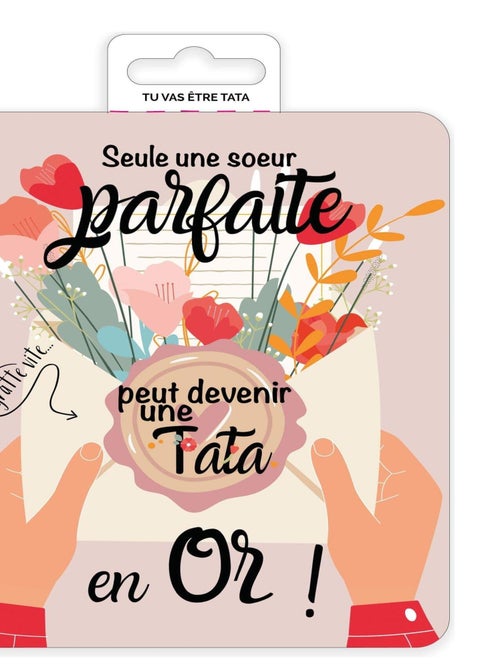 Carte à gratter - Tu vas être tata - Kiabi