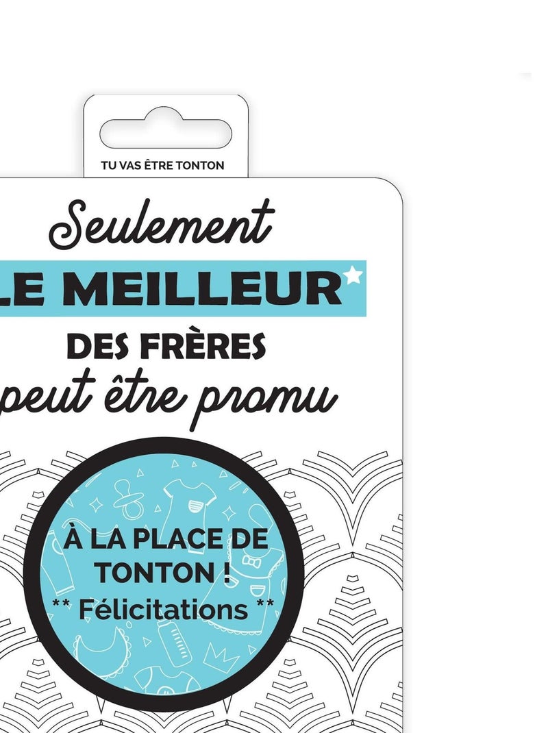 Carte à gratter - Tu vas être tonton Blanc - Kiabi