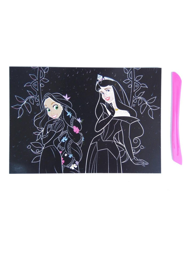 Carte à gratter Disney Princesse Scratch cards enfant 15 x 21 cm mod 1 Multicolore - Kiabi