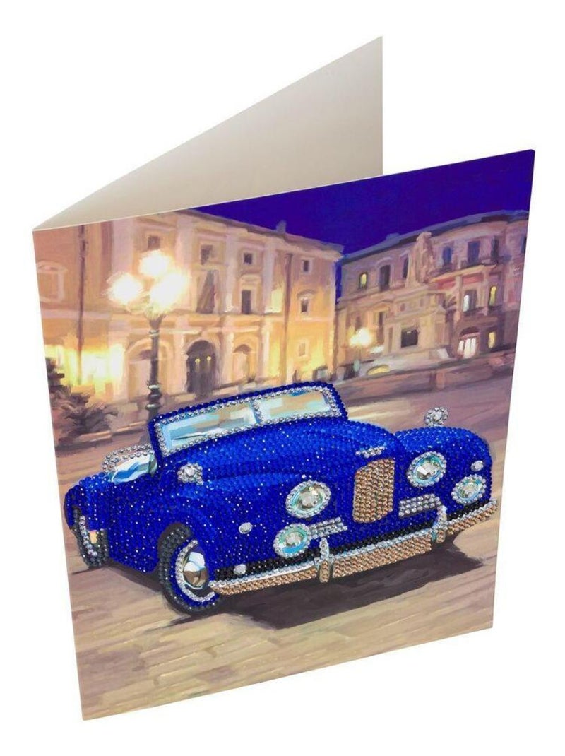 Carte Crystal Art à diamanter - Cabriolet - 29 x - Crystal Art N/A - Kiabi