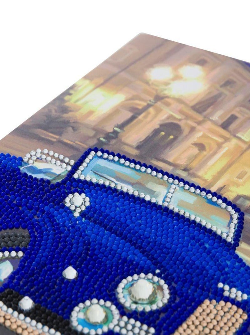 Carte Crystal Art à diamanter - Cabriolet - 29 x - Crystal Art N/A - Kiabi