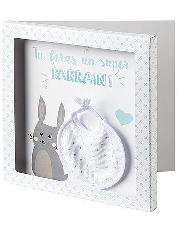 Carte d'annonce de grossesse + enveloppe - Parrain - Kiabi