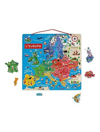Carte d'Europe Magnétique