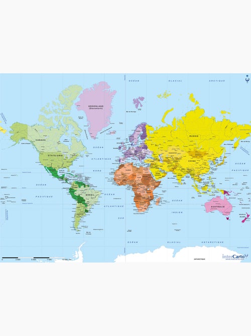 Carte du Monde - Kiabi