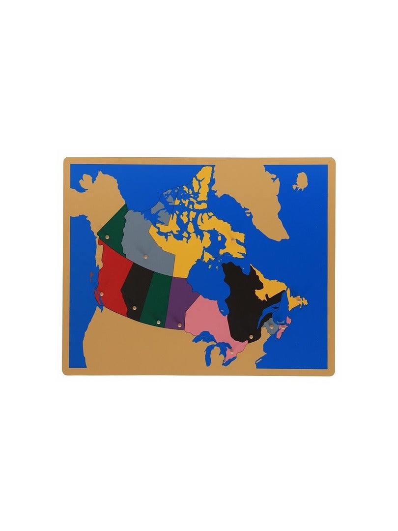 Carte Puzzle Du Canada N/A - Kiabi