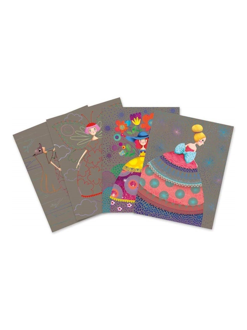 Cartes à gratter - Le bal des coquettes N/A - Kiabi