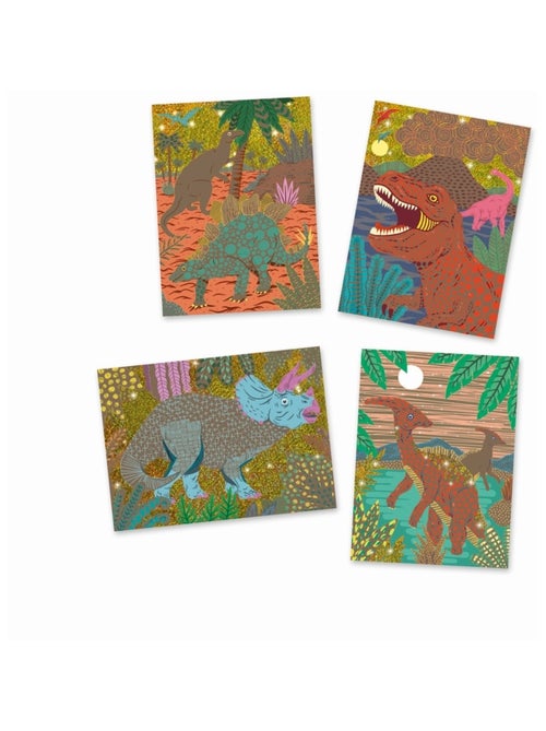 Cartes à gratter - Le règne des dinosaures - Kiabi