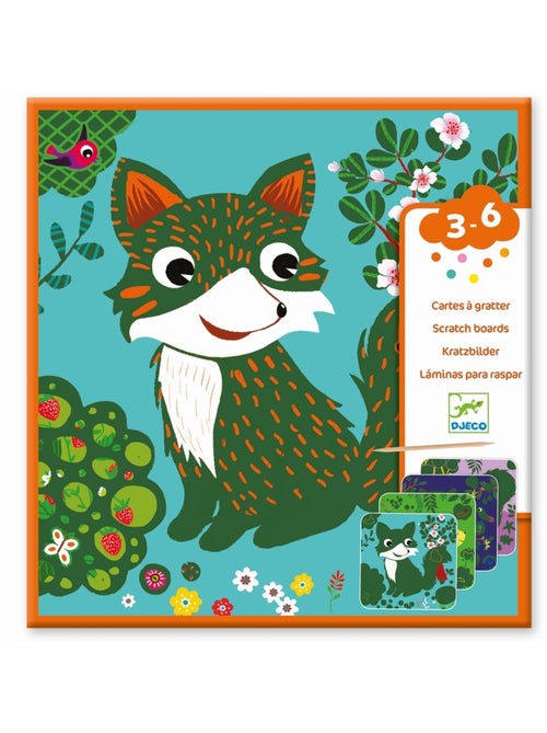 Cartes à gratter - Petites bêtes - Kiabi