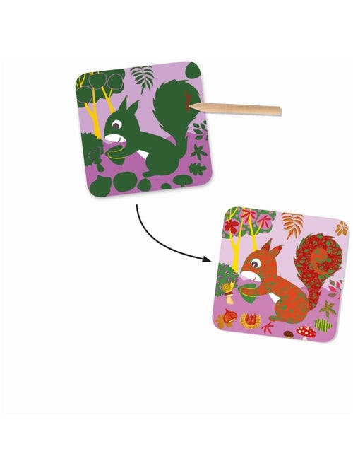 Cartes à gratter - Petites bêtes - Kiabi