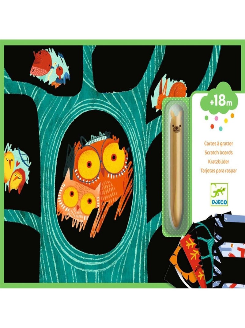 Cartes à gratter Animaux à découvrir N/A - Kiabi