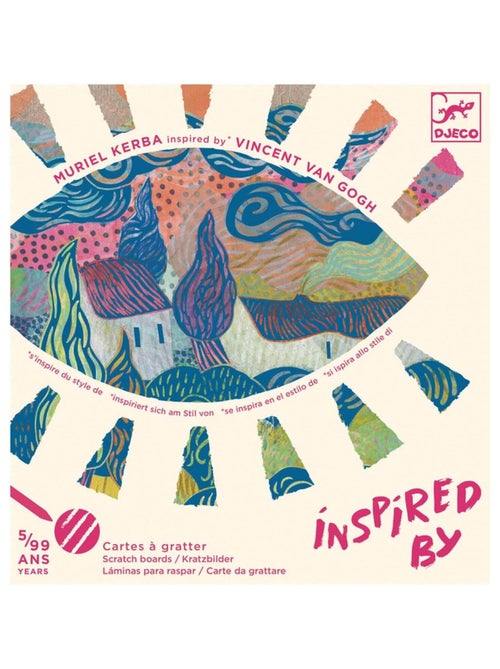Cartes à gratter Djeco : Inspired by : Le Sud - Kiabi