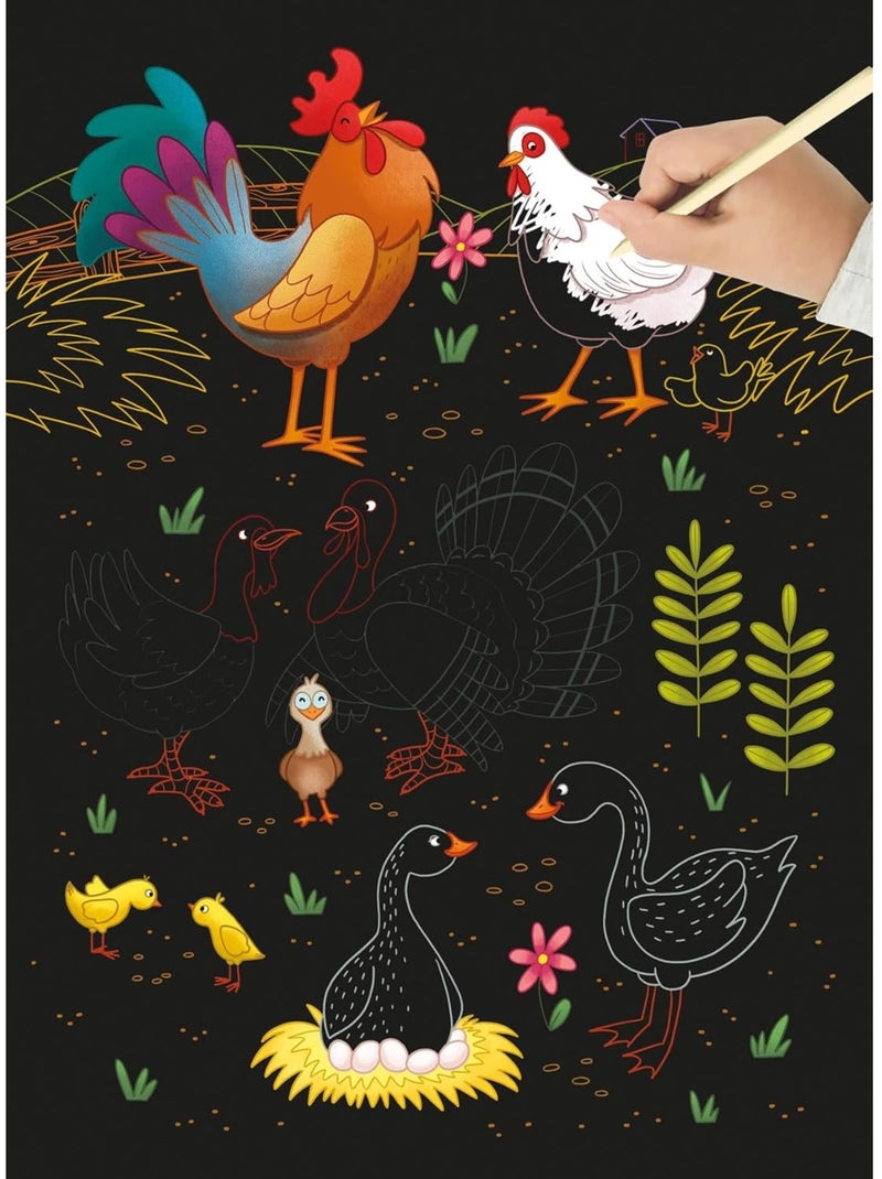 Cartes à gratter La ferme N/A - Kiabi
