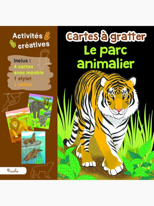 Cartes à gratter Le parc animalier - Kiabi Cartes à gratter Le parc animalier - Kiabi