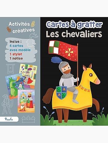Cartes à gratter les chevaliers