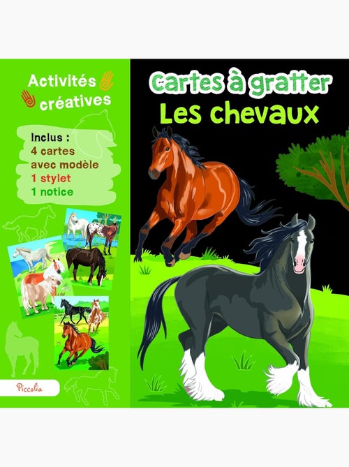 Cartes à gratter Les chevaux - Kiabi Cartes à gratter Les chevaux - Kiabi
