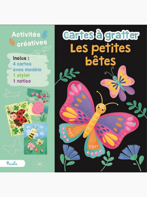 Cartes à gratter les petites bêtes - Kiabi