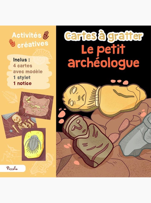 Cartes à gratter Petit archéologue - Kiabi