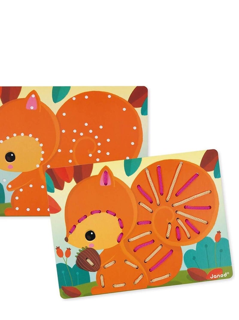 Cartes à lacer : Animaux N/A - Kiabi