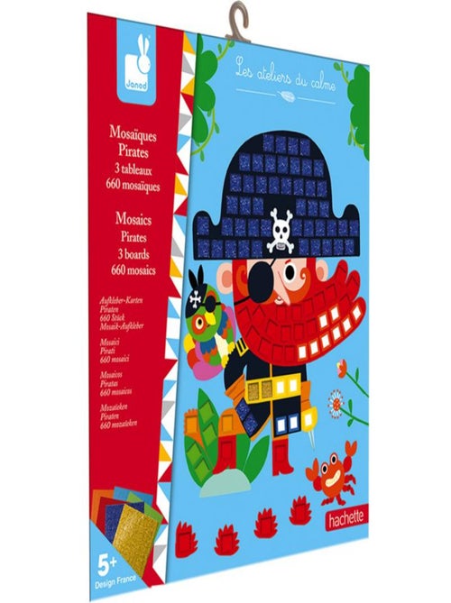 Cartes créatives Mosaïques Pirates Les ateliers du calme - Kiabi