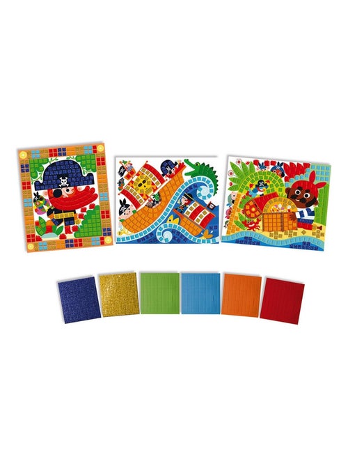 Cartes créatives Mosaïques Pirates Les ateliers du calme - Kiabi