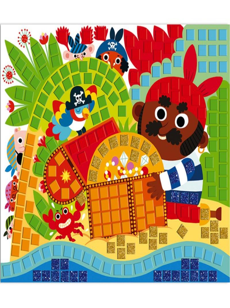 Cartes créatives Mosaïques Pirates Les ateliers du calme N/A - Kiabi