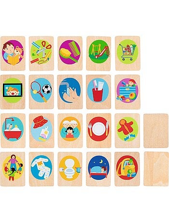 Cartes d'activités quotidiennes pour enfant