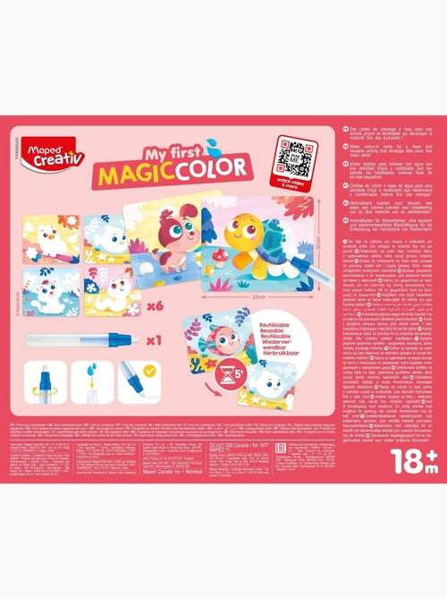 Cartes de coloriage à eau - Kiabi