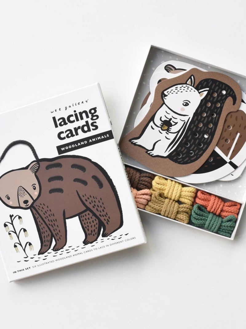 Cartes de laçage - Animaux des bois N/A - Kiabi