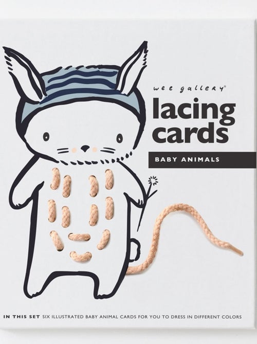 Cartes de laçage - Bébés Animaux - Kiabi