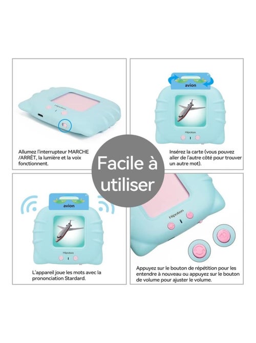 Cartes éducatives 224 mots Bilingue - Kiabi