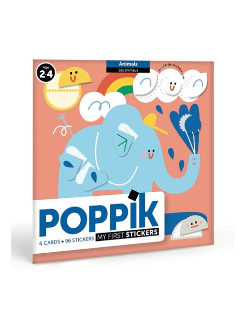 Cartes et gommettes créatives Les animaux - Kiabi