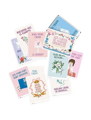 Cartes souvenirs - Cartes de mariage originales
