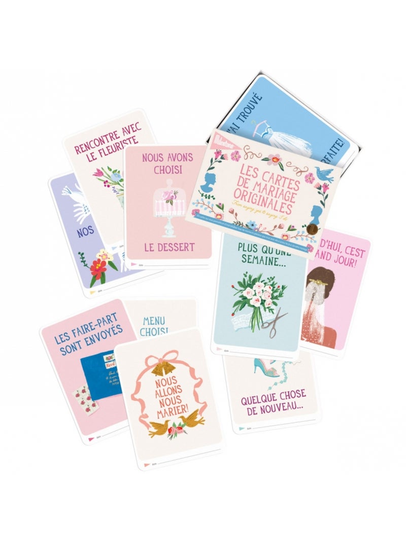 Cartes souvenirs - Cartes de mariage originales N/A - Kiabi