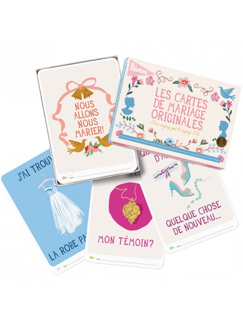 Cartes souvenirs - Cartes de mariage originales N/A - Kiabi