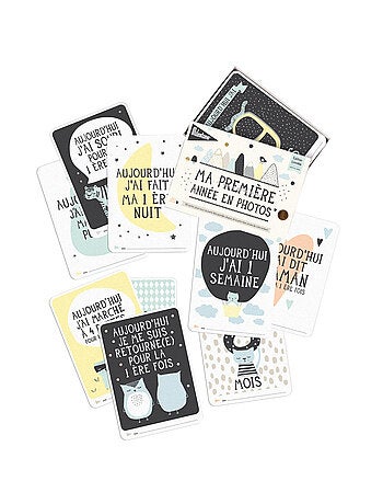Cartes souvenirs - Ma première année Over the moon