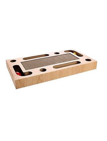 Carton et jeu a griffer pour chat 45 x 25 cm