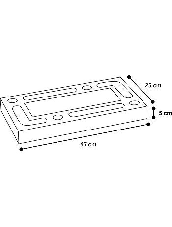 Carton et jeu a griffer pour chat 45 x 25 cm