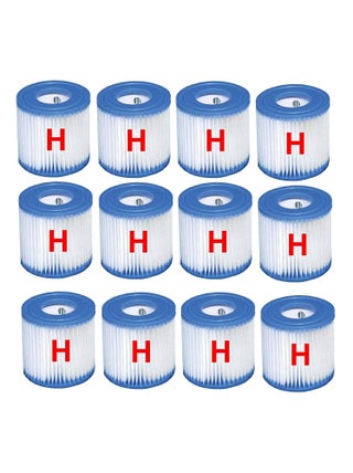 Cartouches de type H pour pompes à filtres Intex. 12 pièces