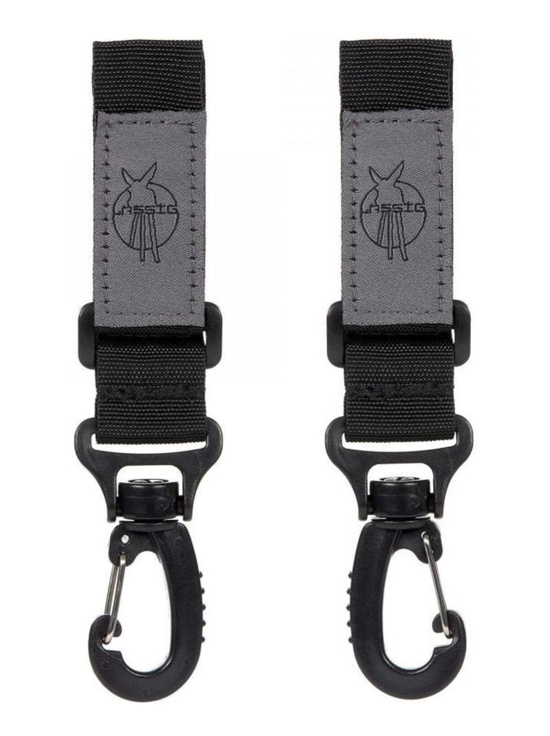 CAS Crochets attache Buggy 2 pc Noir - Kiabi