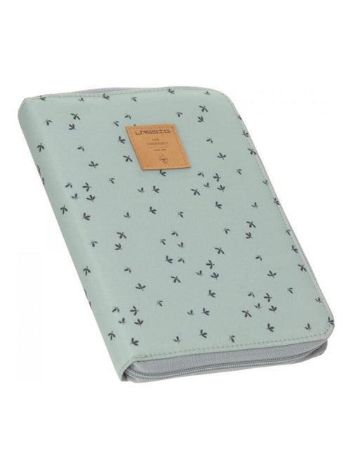 CAS Pochette carnet de santé Floral menthe - Kiabi