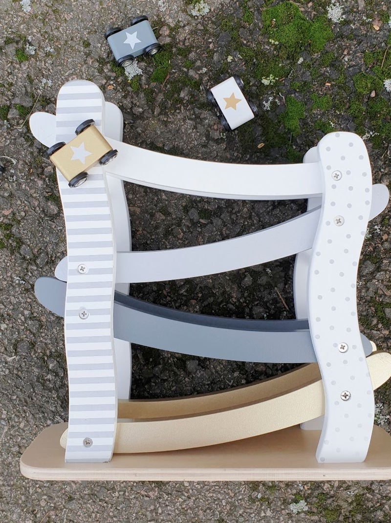 Cascade de voitures Silver Blanc - Kiabi