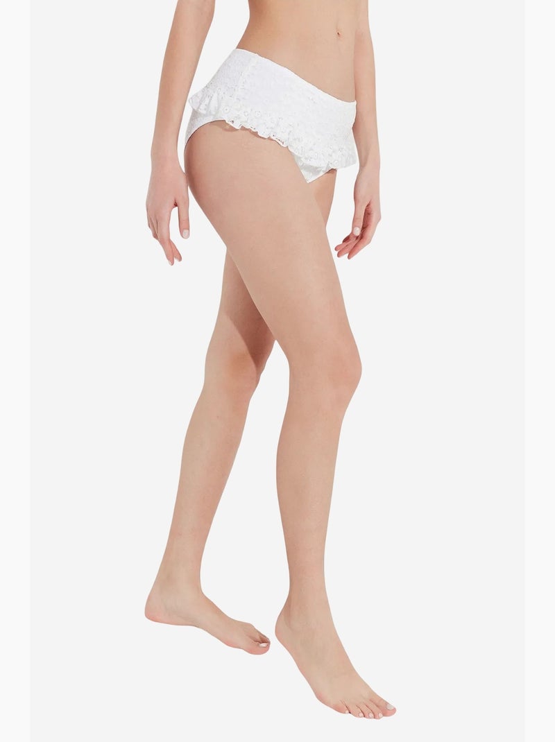 Casey mini-jupe bas de bikini penti Blanc - Kiabi