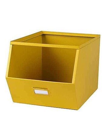 Casier de rangement avec étiquette