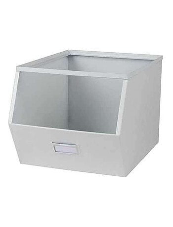 Casier de rangement en métal avec étiquette DOCK