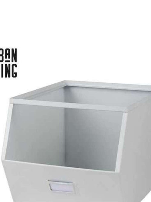 Casier de rangement en métal avec étiquette DOCK - Kiabi