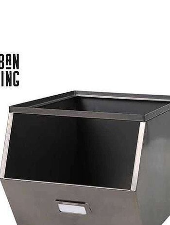 Casier de rangement en métal avec étiquette DOCK