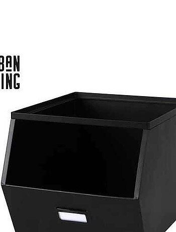Casier de rangement en métal avec étiquette DOCK