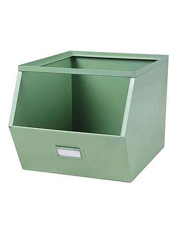 Casier de rangement en métal avec étiquette DOCK