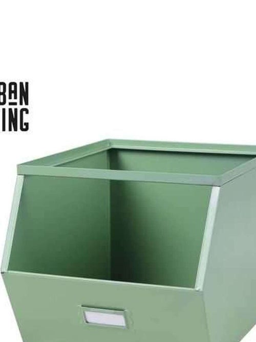 Casier de rangement en métal avec étiquette DOCK - Kiabi